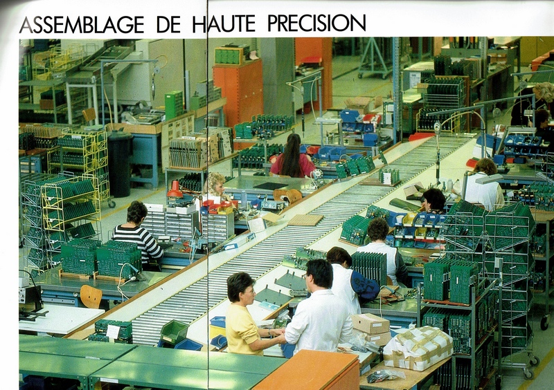Site de fabrication d'Alcatel à Illkirch en Alsace
